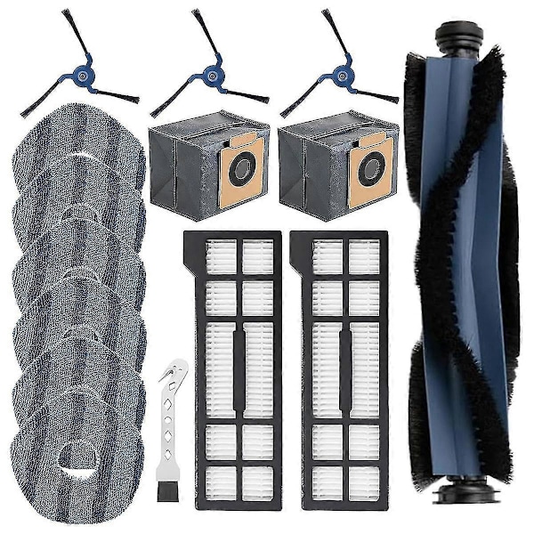 X10 Pro Omni -imurin varaosat pääsivellin Hepa-suodatin Moppiliina Pölypussit [db]