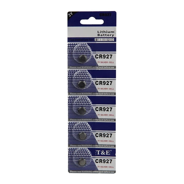5st/10st Cr927 knappcellsbatterier 3v litiumbatterier Cr 927 för klockor Miniräknare och fjärrstyrda bilnycklar [DB] 5 pieces