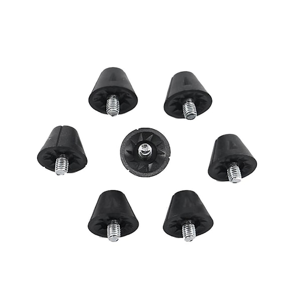 25 kpl Jalkapallokengän Vaihtopiikit 13mm Jalkapallokengän Piikit 5MM Kierteitetyille Juoksukengille Db Black