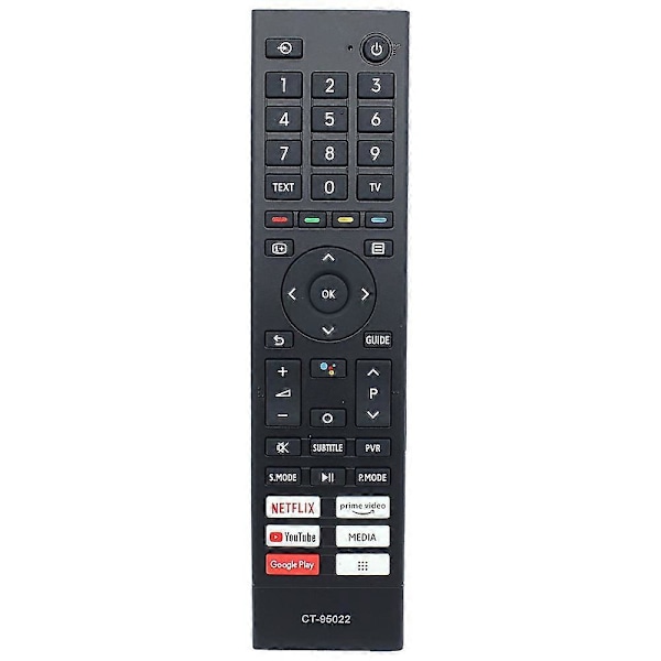 CT-95022 Fjernbetjening til TOSHIBA fjernsyn, erstatningsmodel [db]