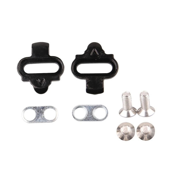Mountainbikepedaler Cleat Cykelcykel Cleat Set Clip-in Clips Kit Muttrar Klossar för Spd Pedals Pl