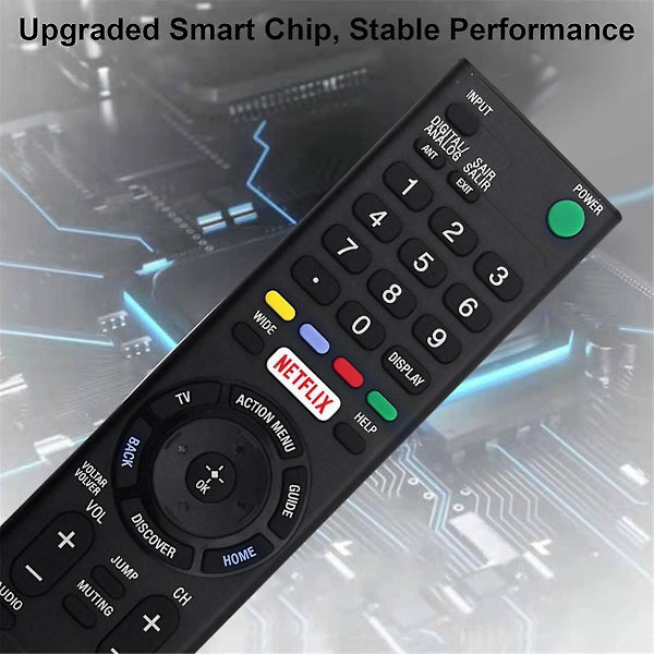 Replace -tx100b Fjernbetjening Til Led Lcd 4k Tv -55w6500 Xbr-55x855c -43x8301c -55xd8599