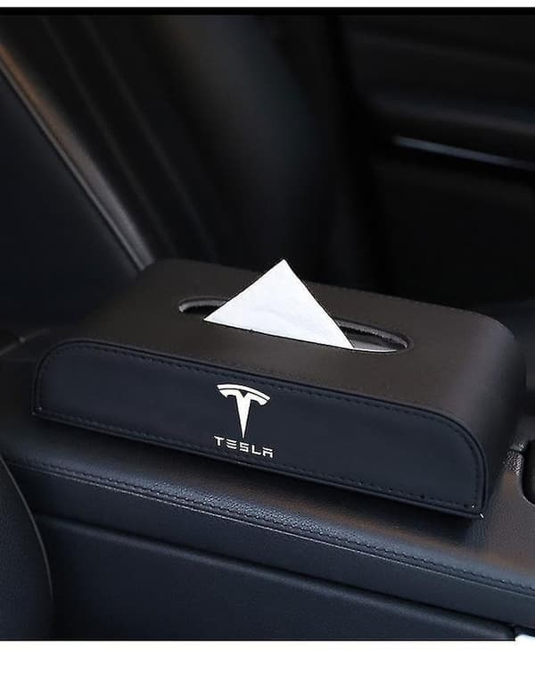 Ansiktsvevsholdere for Tesla Model 3 Model Y papir multifunksjons vevboks db