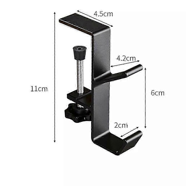Girland- och Strumpfästen för Spiselkrans, 2 i 1 Kraftiga Spiselkranshängare Db gray 1pc