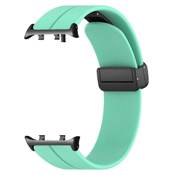 För Huawei Watch D2 Magnetiskt Vikspänne Silikon Klockarmband Ersättningsarmband [DB] Multicolor Style B