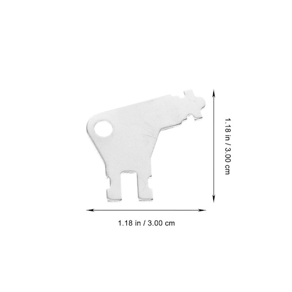 5 stk. Papirhåndkle Dispenser Nøkkel Papirhåndkle Dispenser Nøkkel Toalettpapir Dispenser Nøkkel Erstatninger db 3x3cm