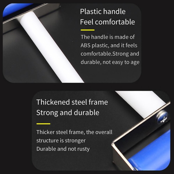 Mobiltelefon Skærmbeskytter Film Beskyttende Glas Patting Silikone Roller til Telefon LCD OCA Polar [DB] Blue  white