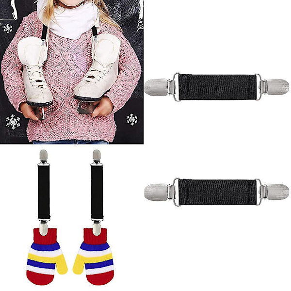 Elastiska vantar clips småbarn vantar och handskar clips rostfritt stål handskar clips för baby barn kläder clips