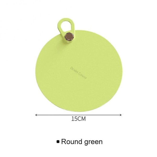 Silikon Golvavlopp Cover [dB} green round