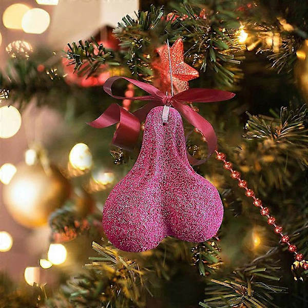 Julekule-Hengende Pynt Kreativ Juletre Ornament Dekor [DB] Pink
