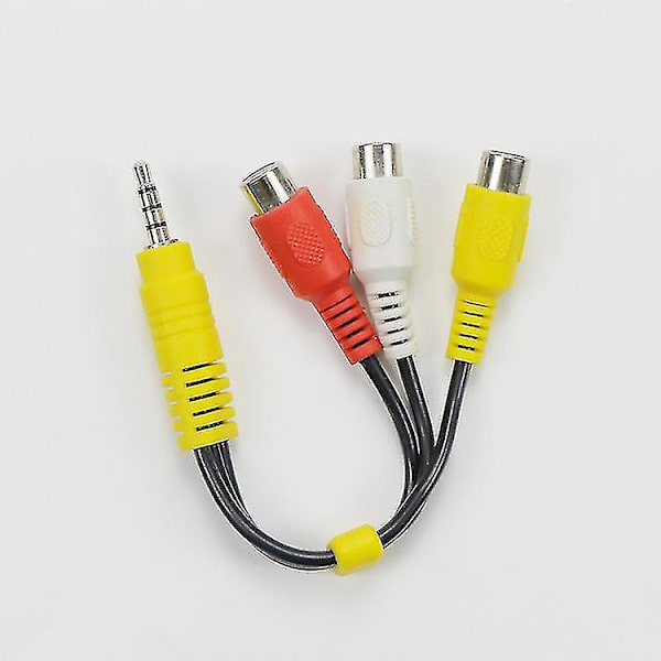 Video AV-adapterkabel for TCL TV, erstatning for 3 RCA til 3,5 mm db