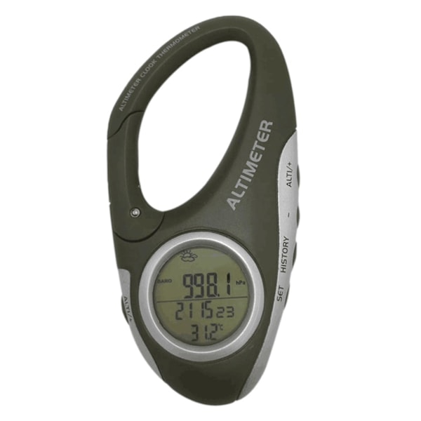 Electronic Altimeter Carabiner Altimeter Handheld Thermometer [DB]