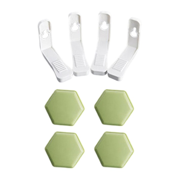 4pcs Bed Sheet Grippers High Hardness Convenient Plastic Non-slip Bed Sheet Holders Quilt Fastener Clips For Home