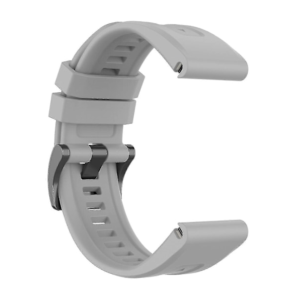 Armband för Garmin Fenix 7s/6s/5s Silikon Smart Klockarmband Anti-repa Rem [DB] Gray