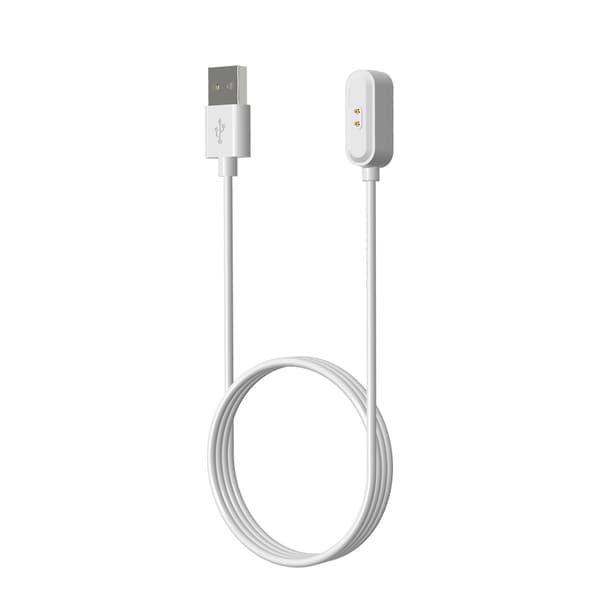 Opladerkabel til Oppo Watch Free - Laderholder, Cradle, Strømadapter, Dock Base {Db} White