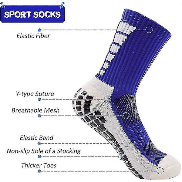 3 par halkfria sjukhusstrumpor, halkskyddade tofflor med grepp kompatibla med vuxna män kvinnor äldre [DB] 3 Pairs Black