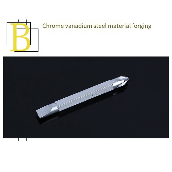 Skrutrekker Bit Set Magnetisk Skrutrekker Håndverktøy Fire Retractable Skrutrekker Avtakbar Skrutrekker