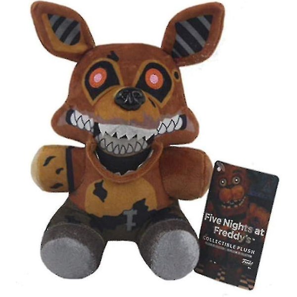 Fnaf samlarobjekt Five Nights At Freddy's Merch Foxy The Pirate Bonnie Chica Golden Bear Freddy Cupcake 33 stilar Fnaf barn present [DB] 20 cm Angry Foxy