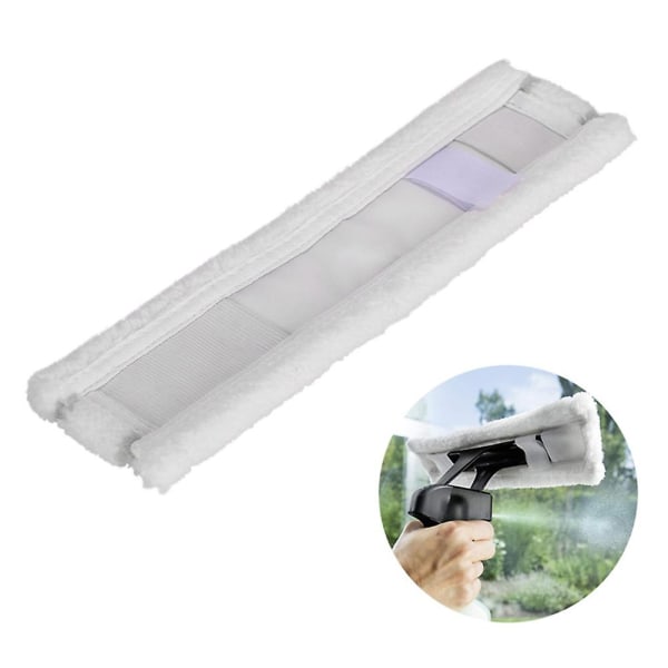 2 st mikrofibermoppdukar fönsterputsningsmaskin ersättning för Karcher Wv1 Db White - Grey