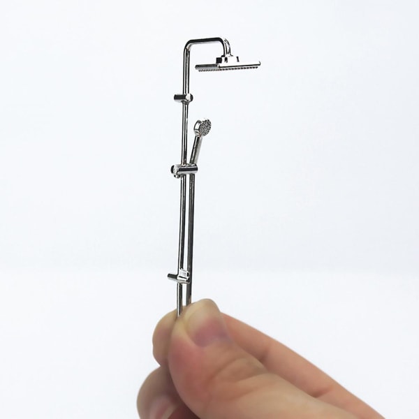 Farfi Moderni tyyli nukketalo seos suihkupää malli Diy miniture kylpyhuone tarvike db A