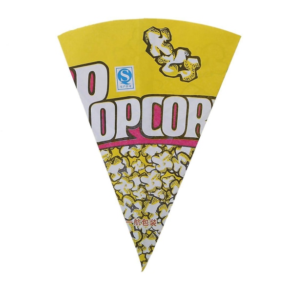 100x Popcorn Pussit Paperikassit Mantelit Popcorn S
