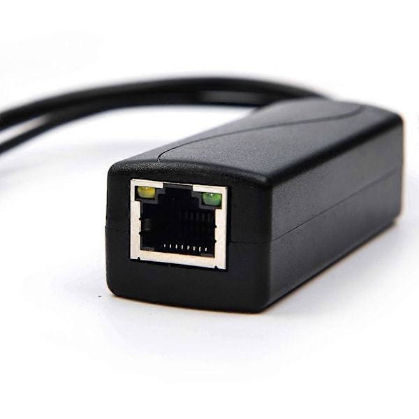 POE Splitter 48V till 5V MicroUSB Type C Power Over Ethernet Adapter Kabel db DC3.5 1.35