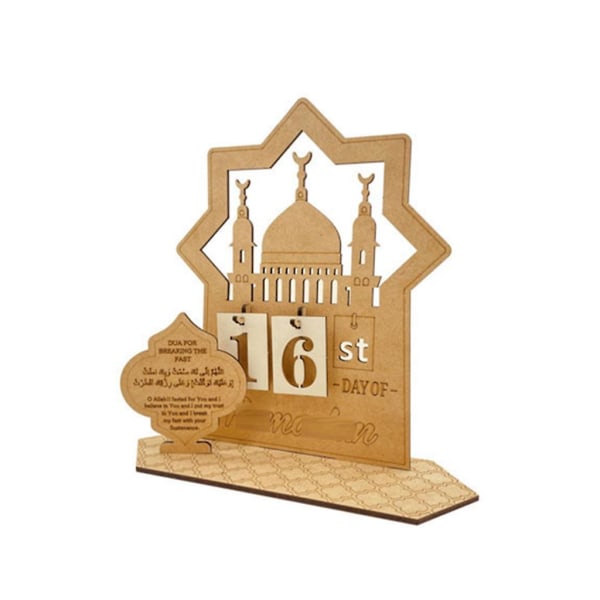 Eid Mubarak- Decorations Ramadan Calendar For Home Ramadan-kareem Party Supplies [DB]