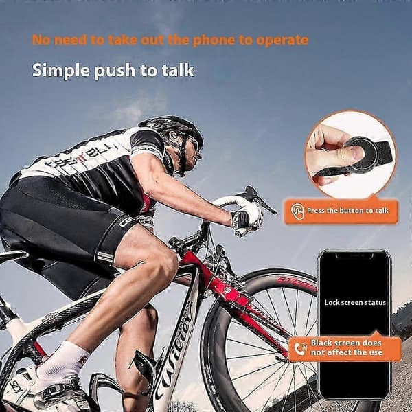 YPC21 For Zello IP67 Vanntett Trådløs Bluetooth PTT Knapp Bryter for Ios/Android [DB]