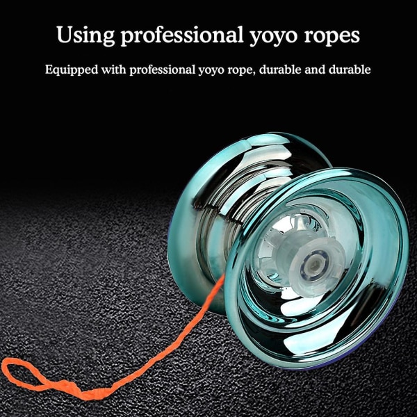 Profesjonell Yoyo Ball, Magic Toy, Magic Metal Magic Trick, Holdbar Metal Yoyo Return Db L Red