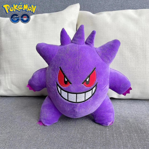 25-30cm Kawaii Spøgelse  Gastly Haunter Gengar Plys Legetøj Udstoppet Anime Dekoration Blød Dukke Tegneserie Sofa Pude Sød Gave Til Barn [DB] Gastly