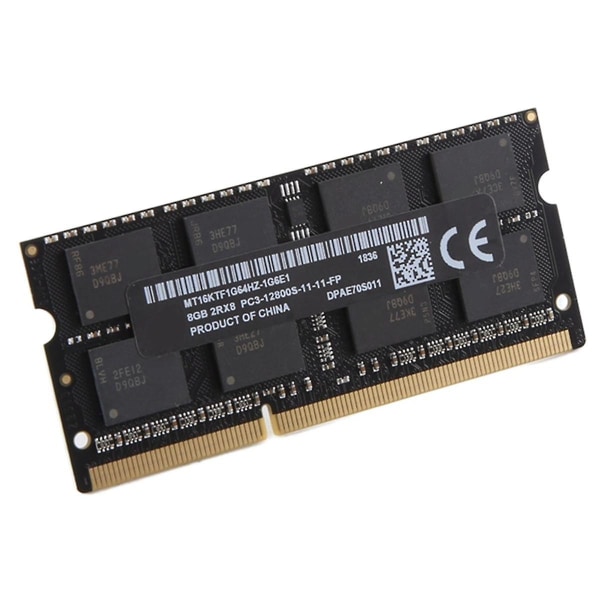 For Mt 8gb Ddr3 Laptop Ram Minne + Kjølevest 1600mhz Pc3-12800 204 Pins 1.5v Sodimm For Bærbar Pc