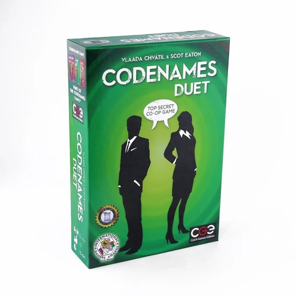 Lark & Clam Codenames Deep Undercover 2.0 - Brætspil til voksne til spilaftener, Limited Edition [DB] Green