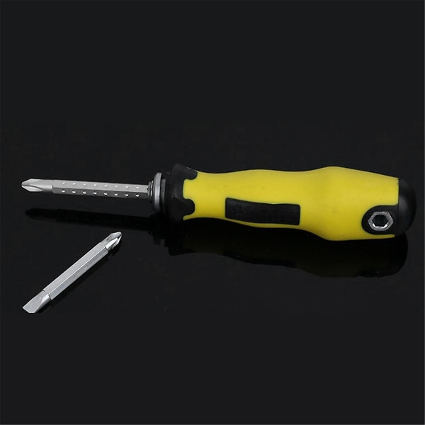 Skrutrekker Bit Set Magnetisk Skrutrekker Håndverktøy Fire Retractable Skrutrekker Avtakbar Skrutrekker