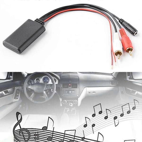 Bil Bluetooth Musik Adapter Modul Stereo AUX Audio Kabel Universal AUX-IN Audio Input Bluetooth Adapter [DB]