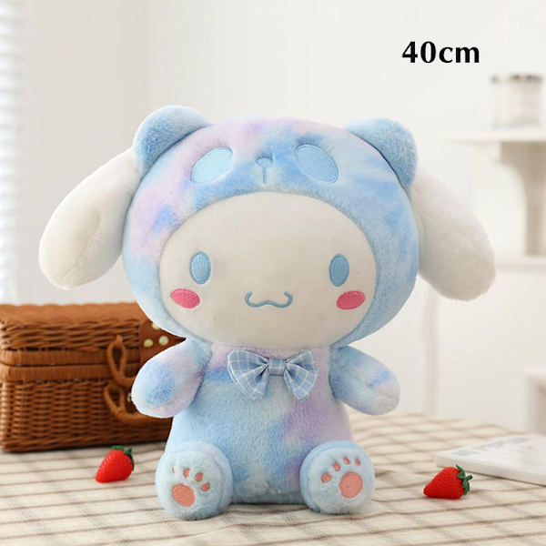 DB Kawaii Sanrio Plyschdjur Stoppade Dockor Kreativa Söta Kuromi Melody Cinnamoroll Stoppade Leksaker för Barn Födelsedag Barnens Dag Cinnamoroll 40cm