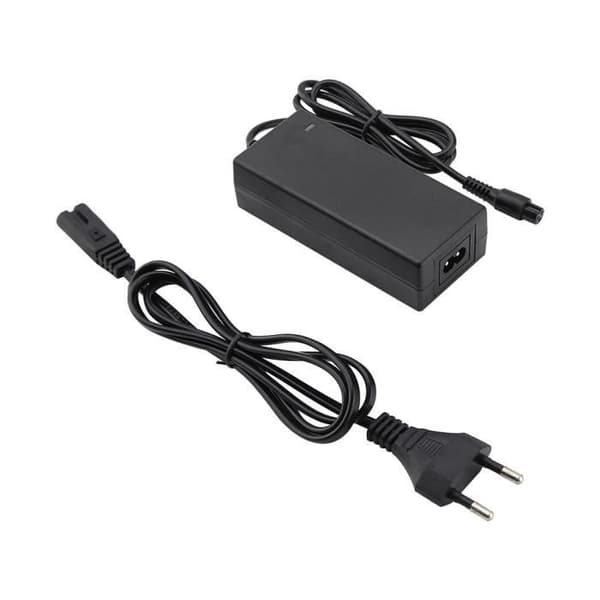 Batteriopladeradapter - 42V 2A - EU-stik - Sort