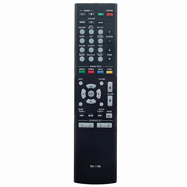 Ny RC-1189 Fjernkontroll For Denon AV Receiver RC-1168 RC-1196 RC-1192 AVR-S700W [Db]