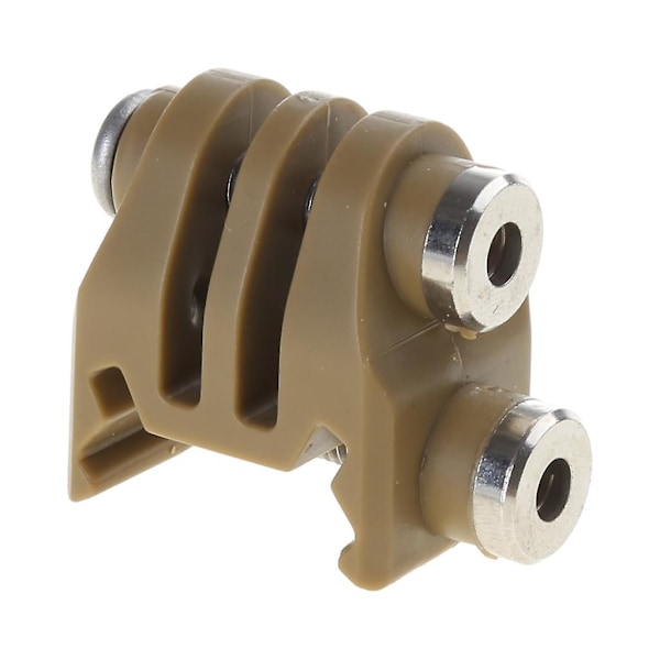 Sportkamera Tillbehör Railsfäste Adapter Kamera Fast Adapter för Utomhus [DB] Mud color
