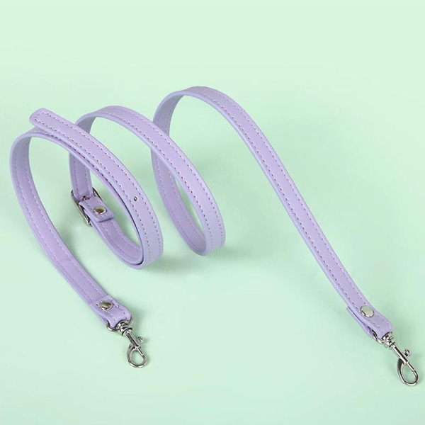 PU-nahkainen käsilaukun olkahihna, crossbody-laukku, säädettävät hihnat, vaihto DB Black