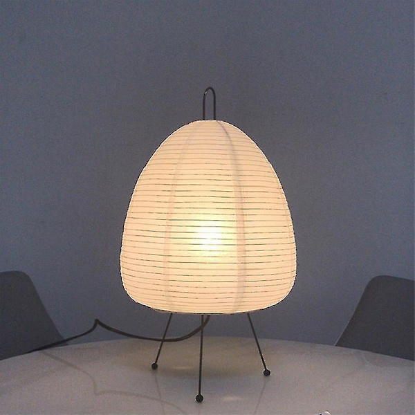 Japansk design Akari Noguchi Yong bordslampa tryckt rispapperslampa sovrum skrivbord hemloft inredning fyrkantig stativ golvlampa [DB]