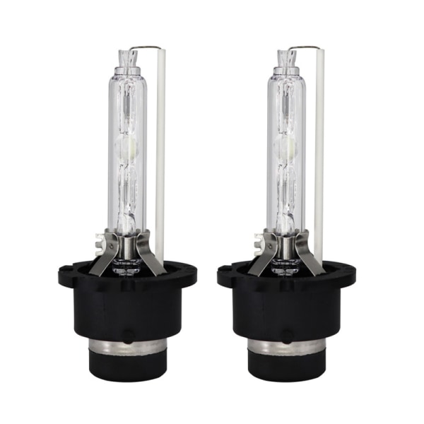 D2S Xenon HID frontlykter, 8000K 35W, bilfrontlyktlampe erstatningslyspære for høyt lavt lys, 2 stk