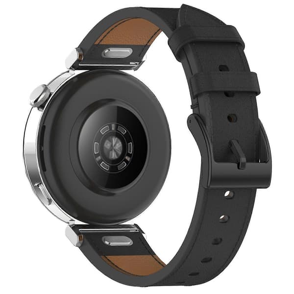Læder Urrem [DB] Black For Garmin Venu 3