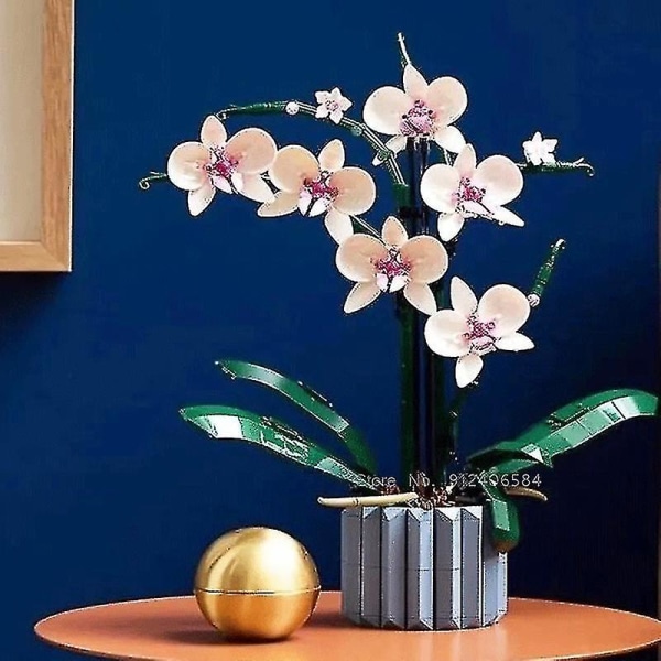 Orkidean rakennuspalikat 10311 kukkakimppu perhoskasvi Bonsai aikuisten koottu lelu tytöille lahja ValenDB