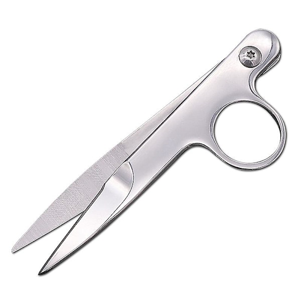 Lankaleikkurit, langanleikkurit, ompeluleikkurit suojamuoviholkilla, minipienet leikkurit sakset leikkaamiseen (c-1) [db] silver