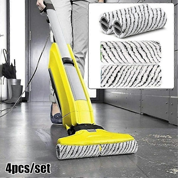 4 kpl kivirullaharjaa Karcher FC7 FC7 Premium FC5 FC5 Premium FC3 langattomaan lattianpuhdistajaan [DB]