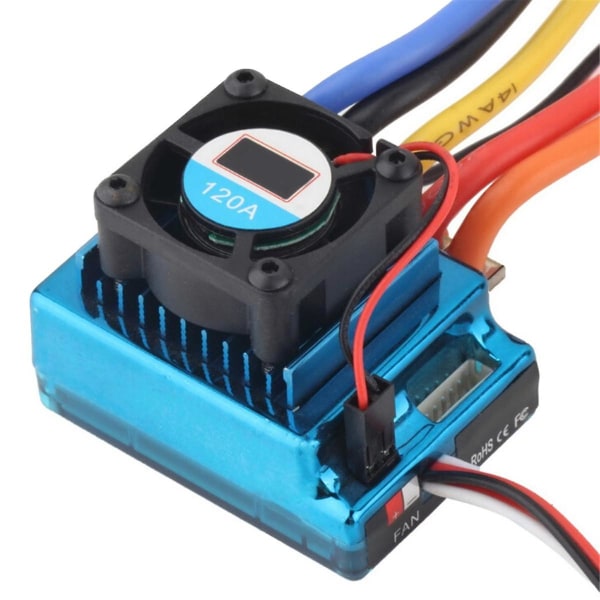 Rc Racing Esc 120a Sensor Big Current Speed Controller Rc Car Accessories For 1/8 1/10 1/12 Car Cra