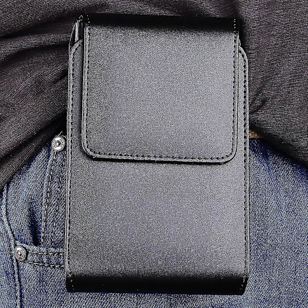 DB PU Læder Hylster Etui Kompatibelt Med Microsoft Surface Duo2/ Surface Duo Black