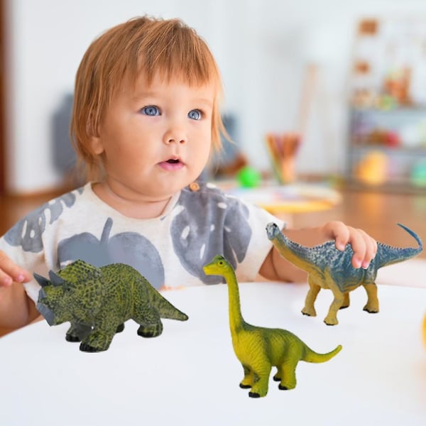12 stk Mini Dinosaur Figur Leke for Gutter og Jenter Pvc Dinosaur Leke Sett Vaskbar Simulering Mini Utdannings Dinosaur Dyr Leke db