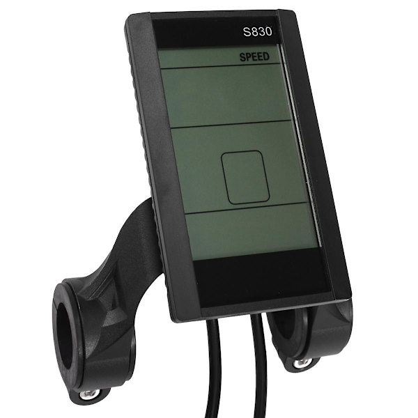 S830 24v 36v 48v LCD-skjerm for elektrisk sykkel Ebike Meter Panel Universal Med Usb Sykkeldeler, Vanntett