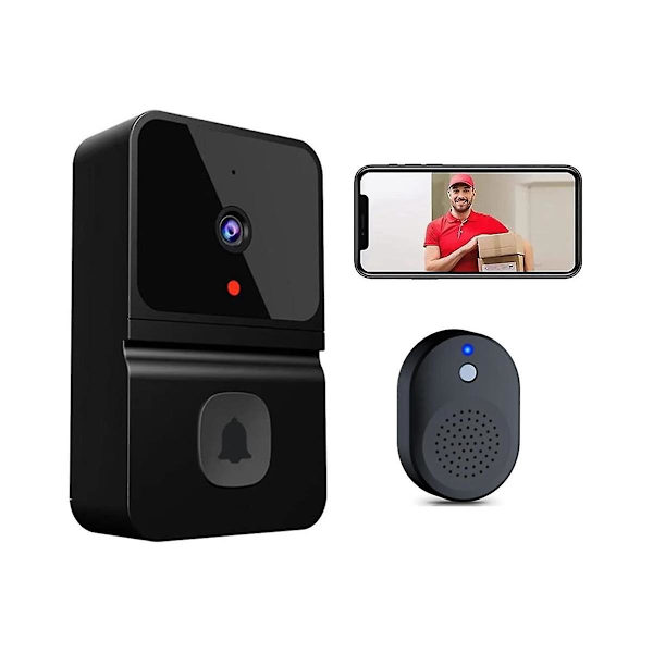 Smart videodörrklockor trådlös wifi videodörrklocka med kamera smart säkerhetsdörrklocka Pir rörelse